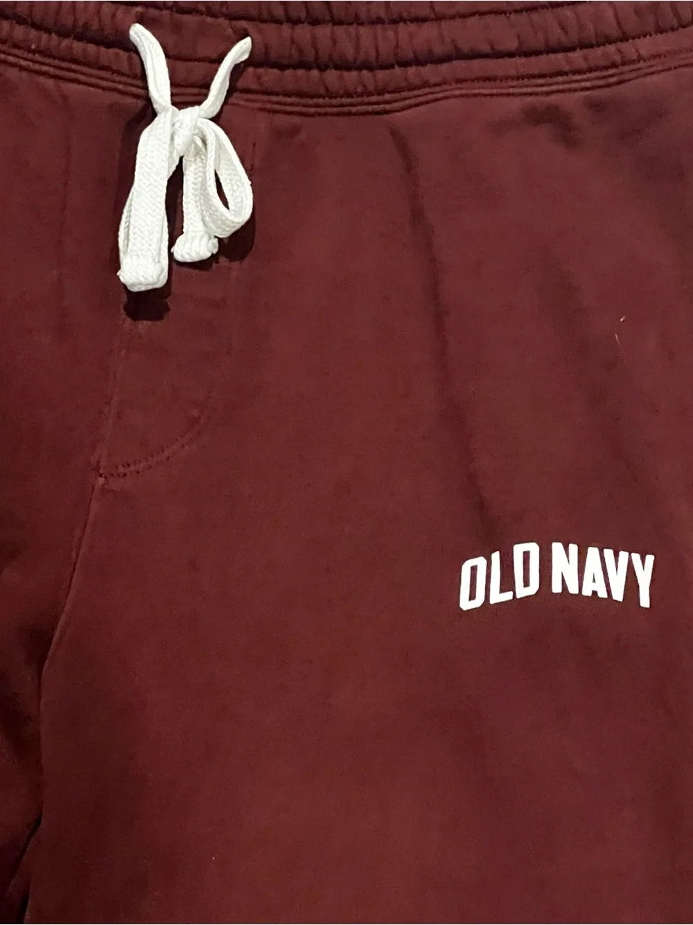 Old Navy Men’s Burgundy Sweatpants Size Large